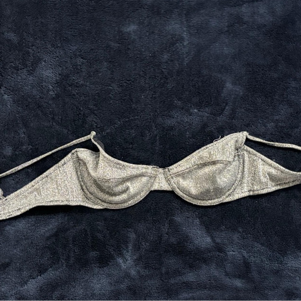 Triangl Swimwear Metallic Bikini Top